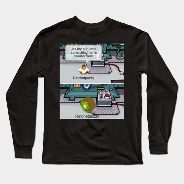 Club penguin quotes Long Sleeve T-Shirt by ematzzz